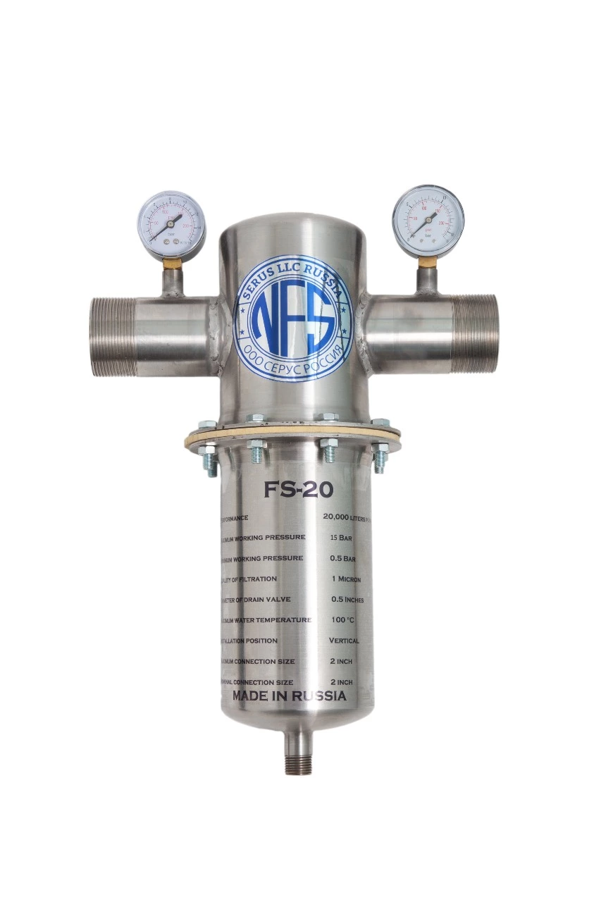 Self Cleaning Inline Water Filter (20,000 LPH) FS-20