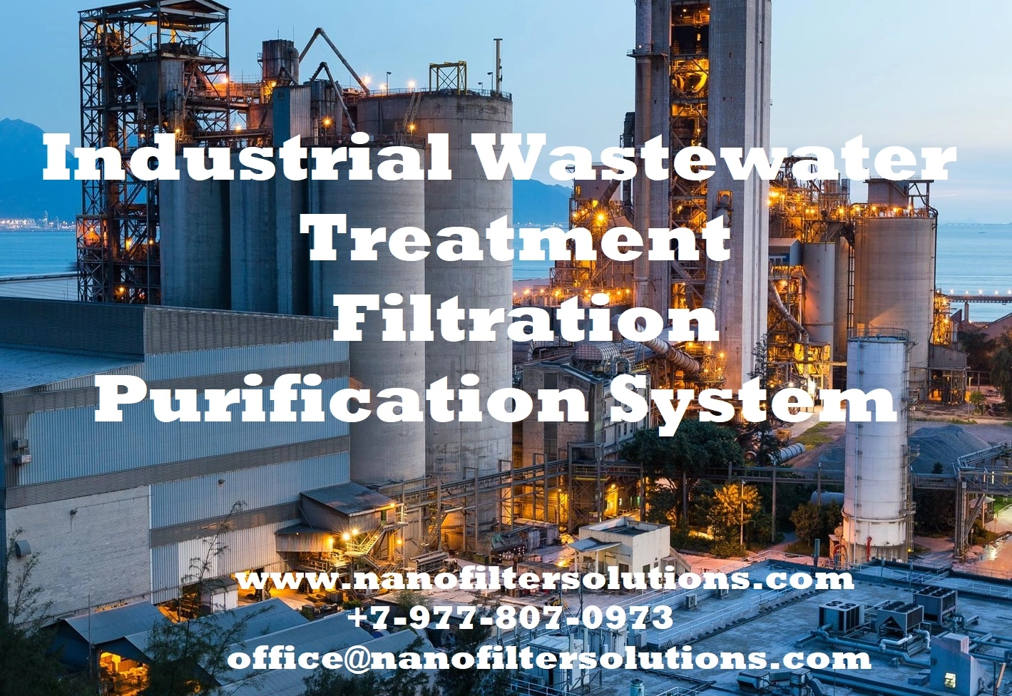 RU Industrial Water Treatment Filter For Powder Generation Plants
